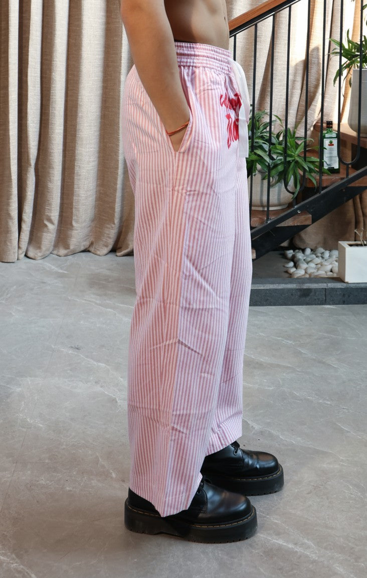 Can't Forget Striped Pants | Pastel Raspberry