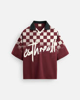 Retro Polo T-shirt | Burgundy