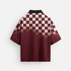 Retro Polo T-shirt | Burgundy