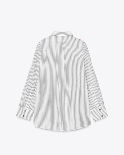 CMBYN Striped Shirt | Pastel Grey