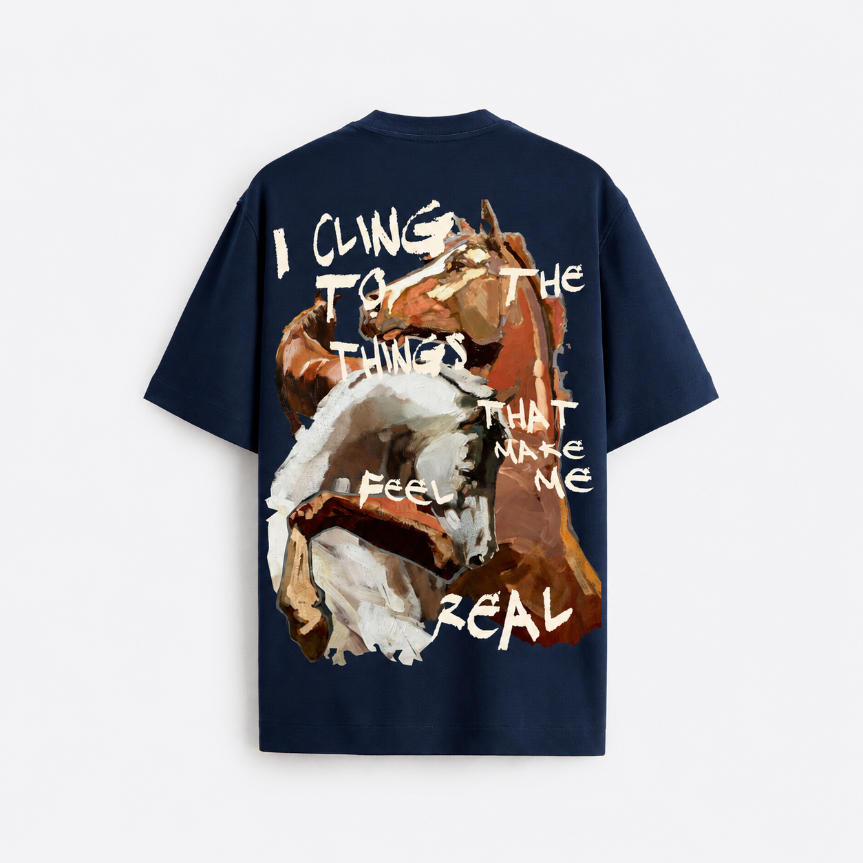 HoldON - Navy | Relaxed Tee