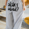 Didn't Dial Striped Pants | Pastel Grey