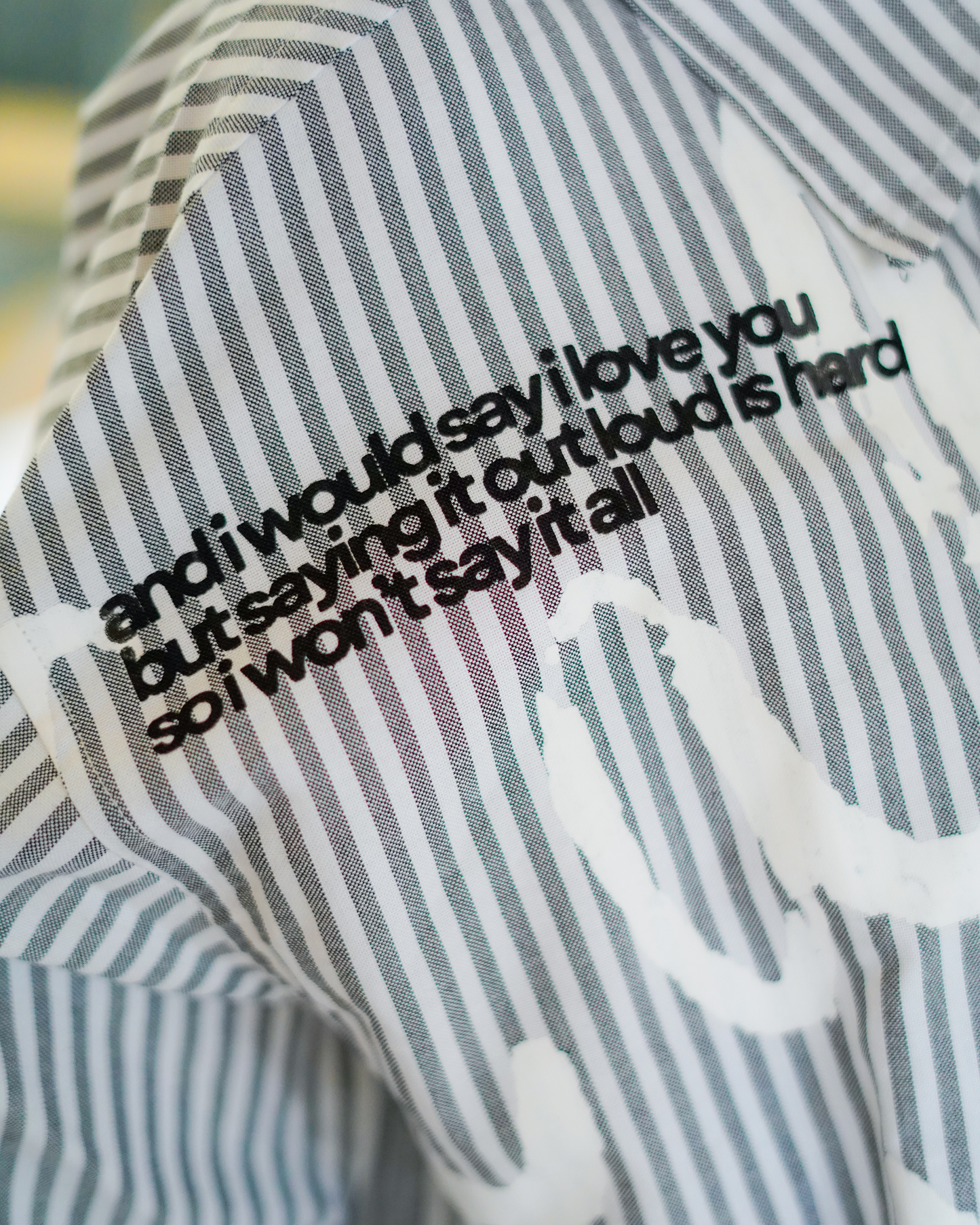 CMBYN Striped Shirt | Pastel Grey