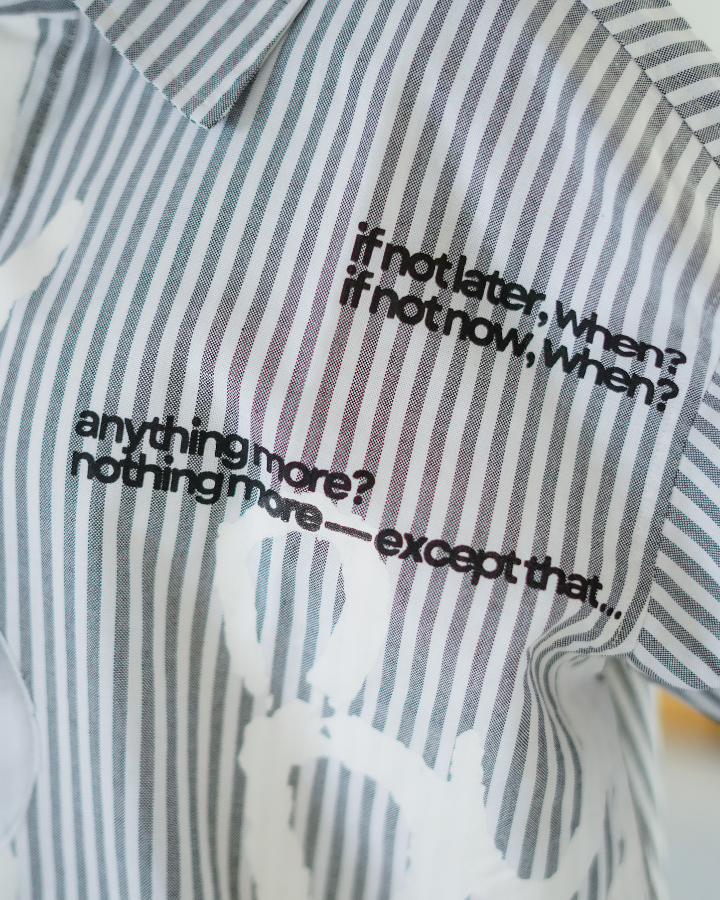 CMBYN Striped Shirt | Pastel Grey