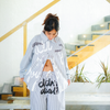 CMBYN Striped Shirt | Pastel Grey