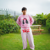 Can't Forget Striped Pants | Pastel Raspberry