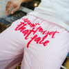 Can't Forget Striped Pants | Pastel Raspberry