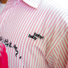 First Bite Striped Shirt | Pastel Raspberry