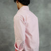 First Bite Striped Shirt | Pastel Raspberry