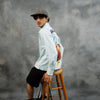 Burnt Toast Box Shirt | Honeycomb Blue