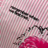 First Bite Striped Shirt | Pastel Raspberry