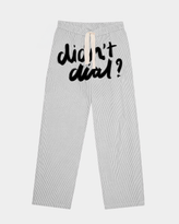 Didn't Dial Striped Pants | Pastel Grey