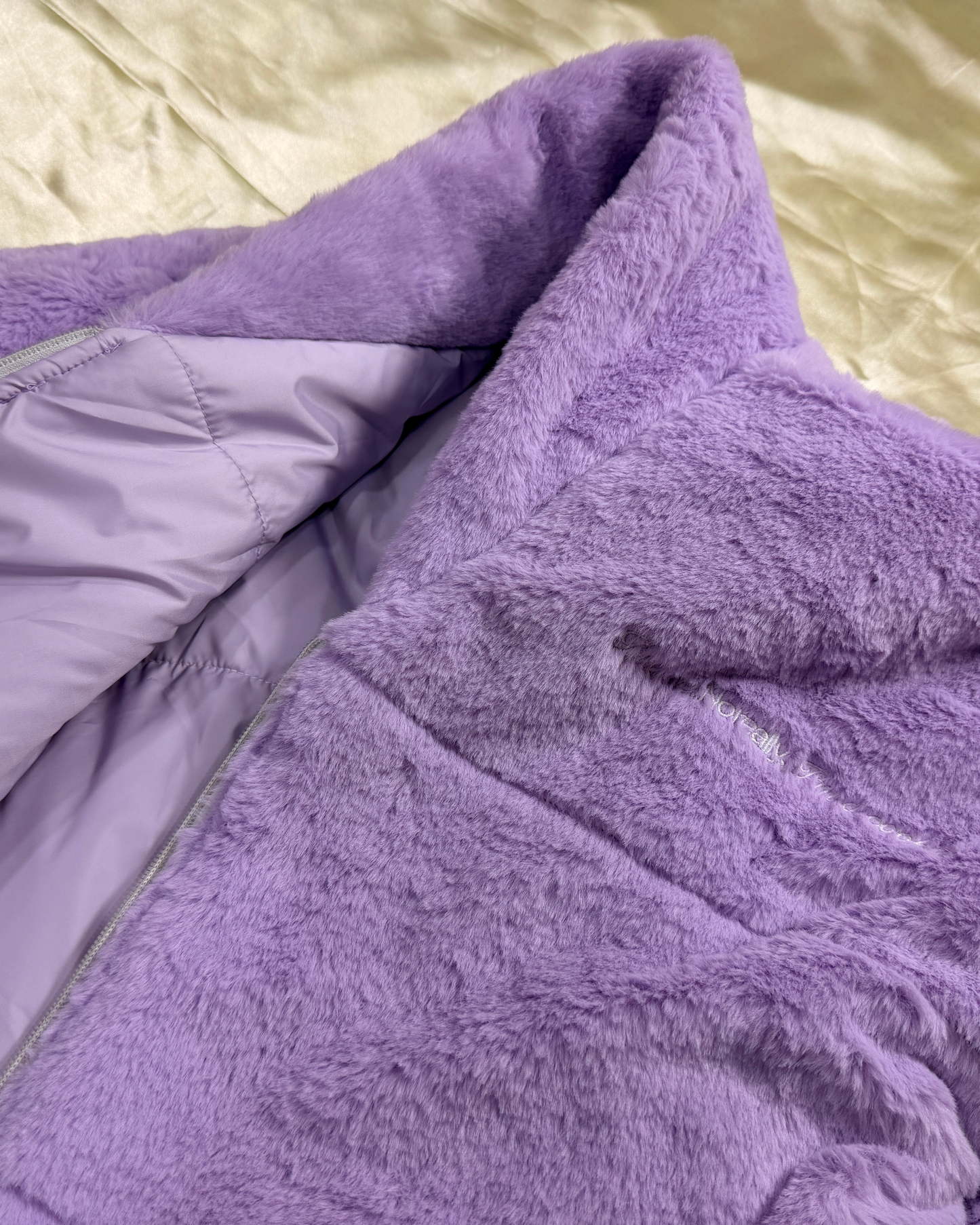 Cushion Cookie Puff Jacket | Lavender