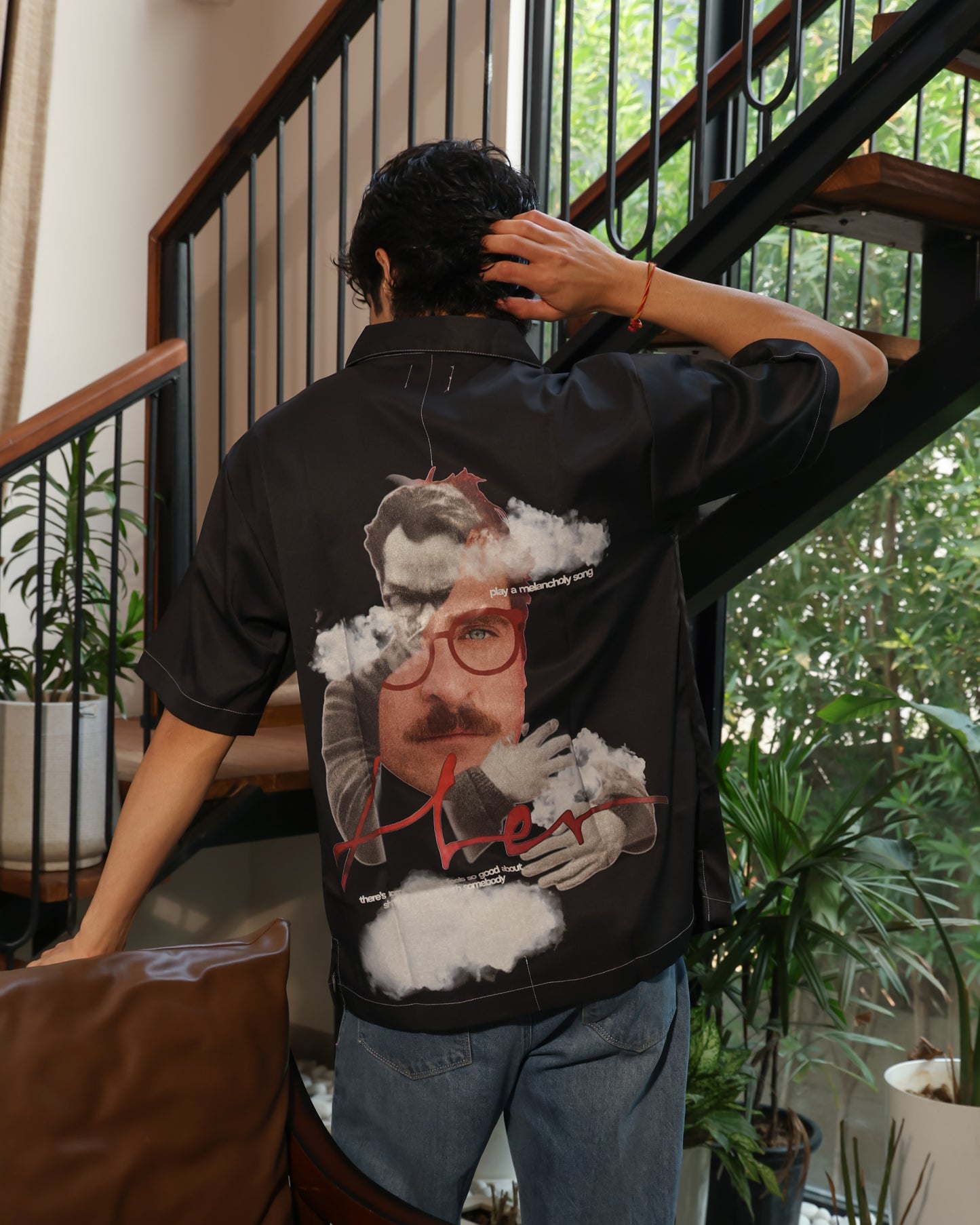 Her | Contrast Stitch Shirt