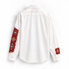 Maayka | Laal Patchwork Full Sleeve Shirt