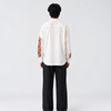 Maayka | Ivory Patchwork Full Sleeve Shirt