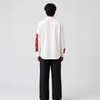 Maayka | Laal Patchwork Full Sleeve Shirt