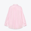 First Bite Striped Shirt | Pastel Raspberry