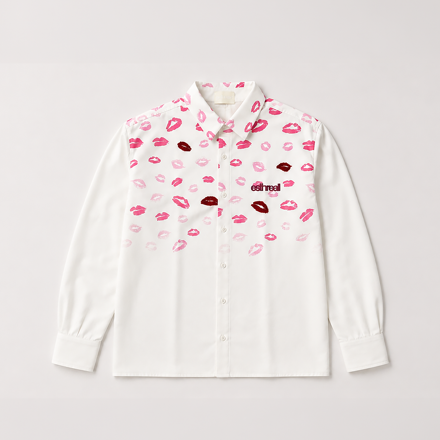Kissed | White - Bomario | 4 Hand Beaded Kisses | 1/1