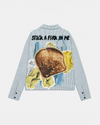 Burnt Toast Box Shirt | Honeycomb Blue