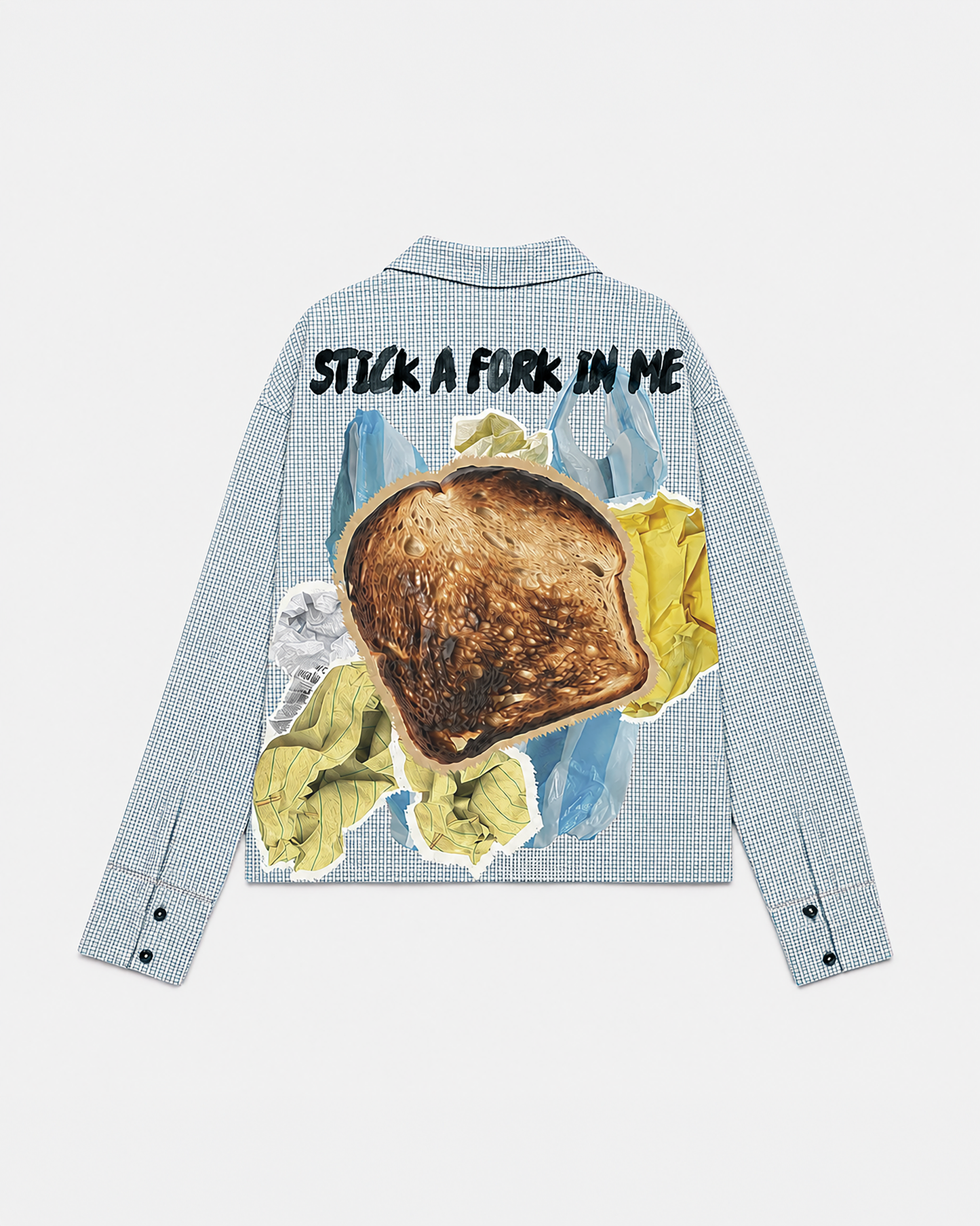 Burnt Toast Box Shirt | Honeycomb Blue