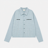 Burnt Toast Box Shirt | Honeycomb Blue