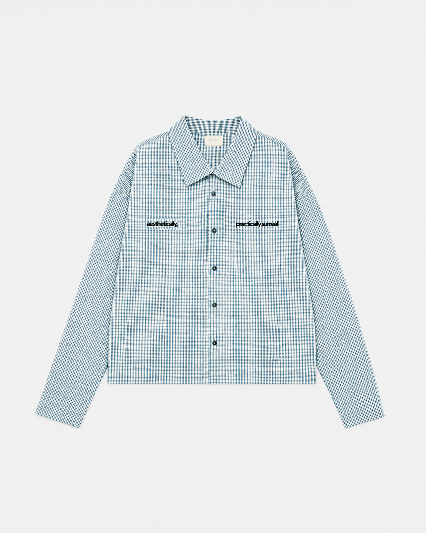 Burnt Toast Box Shirt | Honeycomb Blue