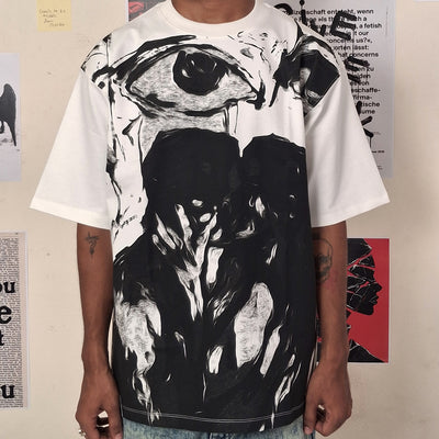 Duet – Black & White Oversized T-Shirt