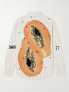 not2Deep Cotton | White/Brown Striped